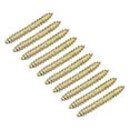 thumbnail image 1 of Unique Bargains 4x18mm Hanger Bolts, 50 Pack Double Ended Self-Tapping Thread Dowel Screws, 1 of 5