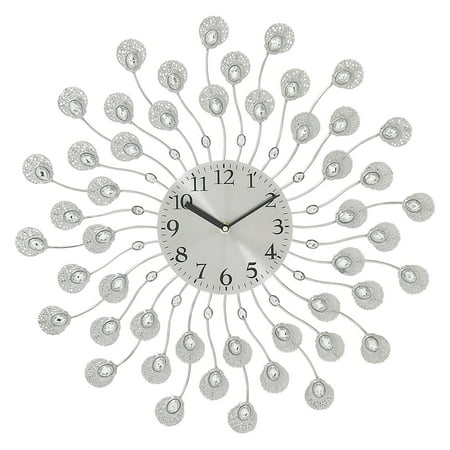 Multi Color Clock - Decmode Metal and Acrylic Wall Clock, Multi Color
