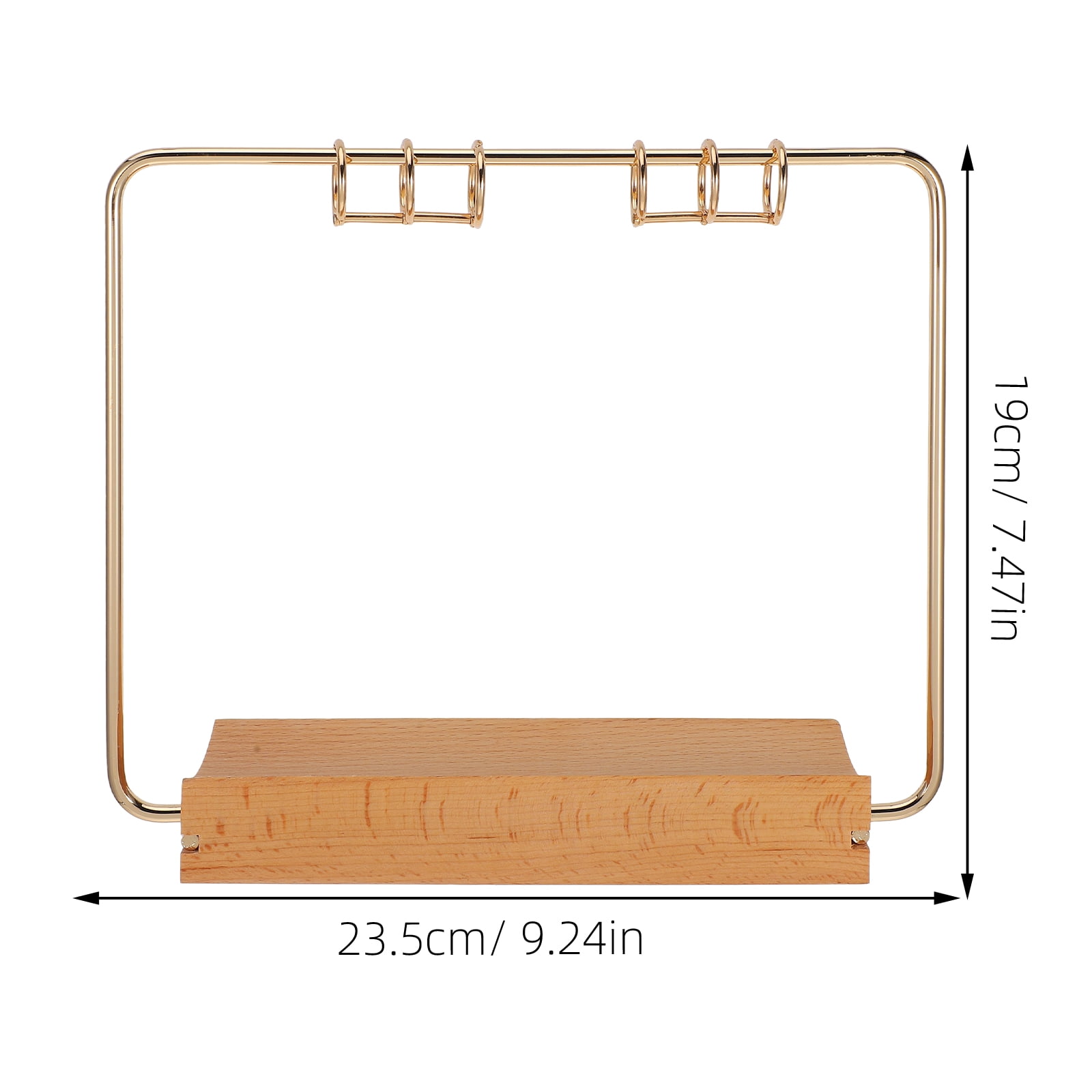 CIMAXIC Office Tabletop Calendar Stand Iron Stable Support 1 Set