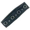thumbnail image 1 of Diadema geométrica con tachuelas, banda elástica para el cabello con detalles metálicos en forma de M, accesorio de estilo punk para mujer (4 colores, 22 g), 1 of 3