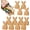 Khaki 12PCS, variant on Boho Bow Bunny Goodie Bags for Egg Hunts, DIY Bunny Gift Boxes with Neutral Bow Ribbon, Spring Party Favor Bags for Classroom Treats and Easter Gifts For Classroom Trefor Classrofor