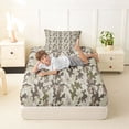 thumbnail image 4 of Erosebridal Green Brown Camo Twin Sheet Sets,Rustic Farmhouse Hunting Bedding For Boys Girls 3 Pieces, 4 of 6