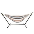 thumbnail image 5 of Ktaxon 9ft 200*150cm Polyester Cotton Hammock Hammock Set Coffee Strip, 5 of 15