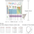 thumbnail image 4 of Kids Shower Curtain, Girls Shower Curtain, Boys Shower Curtain, Funny Words Teen Motivational Shower Curtains, 72W x 72H inch Extra Long Wide Shower Curtain with Hooks Kids Bathroom Decor, 4 of 6