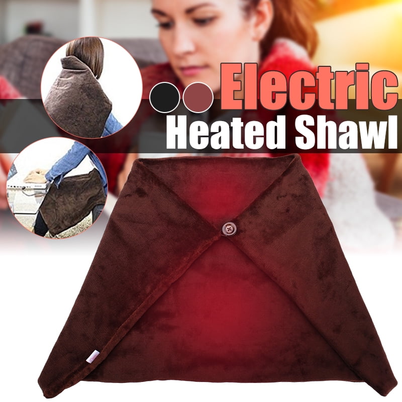 5v Usb Powered Microfiber Electric Heated Shawl Heating Lap And