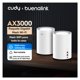 thumbnail image 1 of Sistema Mesh Wifi 6 Ax3000 Cudy M3000(2-nodos) Doble Banda, 200 M² Cobertura, Velocidad Hasta 2.5 Gbps, Conecta Hasta 200 Dispositivos, Vpn, Roaming Rápido, Control Por App, 1 of 11
