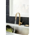 thumbnail image 4 of Delta Faucets Trinsic 1 Handle Kitchen Sink Faucet, Matte Black, 4 of 7