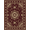 Burgundy Red, Pattern 4, variant on ODIKA 8'x10' Washable Area Rug Non-Slip Chair-Friendly Mat Deep Maroon Symmetrical Design Balanced Decorative Flat Accent for Dining Room, Large Office, Lounge