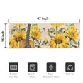 thumbnail image 5 of Beige Music Sunflower Guitar Pattern Door Rugs,Washable Non Slip Door Mats Indoor,Decorative Door Mats,Entry Mat Indoor for Entrance,Bedroom,Kitchen,Bathroom,16"x47", 5 of 6