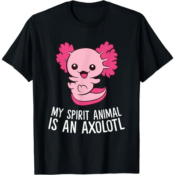 Cute Pet Axolotl My Spirit Animal Softstyle Unisex T-Shirt