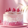 thumbnail image 3 of Adorno para tartas Matwsec Silver Happy Birthday, 6 unidades, 3 of 7