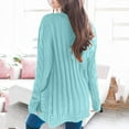 thumbnail image 3 of PENGXIANG Women Winter Sweater Cardigan Long Sleeve Open Front Button Down Knitwear Coat With Pocket, 3 of 5