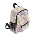 thumbnail image 2 of FORMRS Kids School Backpack with Front Zippered Pocket 12" Student Travel Daypack, Roller Disco, 2 of 6