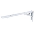 thumbnail image 4 of Unique Bargains 2pcs 90 Degree Spring Loaded Folding Support Shelf Bracket 14' Long, 4 of 4