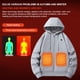 thumbnail image 5 of Abrigos Sueltos Calefacción Invierno Sudaderas Con Capucha Casuales Eléctrica para Hombres Y Mujeres, 5 of 9