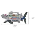 thumbnail image 2 of Kid Connection Shark Transporter Playset, Lights & Sounds, Built-in Race Track from Tail to Head., 2 of 6