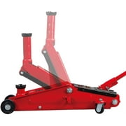 BIG RED Torin Hydraulic Trolley Service/Floor Jack with Extra Saddle (Fits: SUVs and Extended Height Trucks): 3 Ton (6,000 lb) Capacity, Red