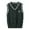 Dark Green, variant on AWZXDE Kids Knit Sweater Vest Sleeveless Lattice Pattern Warm Layer For School Fall And Spring Grey 5-6 Years