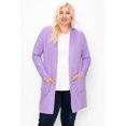 thumbnail image 2 of Women's Plus Size Casual Loose Fit Long Sleeve Midi Cardigan, 2 of 5