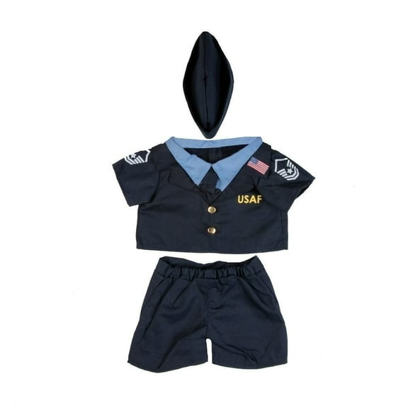 Plush Gear Air Force Uniform – Fits Most 14" to 18" Stuffed Toys, Military-Inspired
