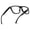 Shiny Black, variant on Oversized Blue Light TR-90 Reading Glasses for Men – Medium Fit, Sturdy Frame, Spring Hinges, Premium Readers, Black, +2.25