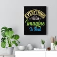 thumbnail image 6 of Inspirational Wall Art Everything You Can Imagine Is Real  Wall Art Motivation Wall Decor for Home Office Gym Inspiring Success Quote Print Ready to Hang Unframed, 6 of 16