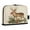 Christmas Deer with Greenery, variant on Standing Pencil Case with Base Large Capacity Stationery Pouch Pen Bag with Zipper for Women Men Christmas Deer with Greenery
