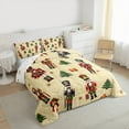 thumbnail image 3 of Feelyou Nutcracker Royal Guarder Full Size Comforter Sets, Merry Christmas Bedding Comforter Set, Teen Kid Child Reversible Bedding Sets, Breathable Home Decor, 3-Piece, 3 of 8