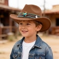 thumbnail image 2 of Baby Sized Cowboy Hat,Baby Cowgirl Hats, Infant Party,Toddler Hats 6-12 Months 12-24 Months 2T 3T 4T 5T 6T 7T 8T 9T Children Khaki 3-8 Years, 2 of 5