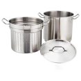 thumbnail image 3 of Stainless 16 Quart Steamer/Pasta Cooker with Cover, 3 of 5