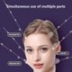 thumbnail image 3 of 20 Pcs Invisible V Shape Face Lift Tapes Transparent Adhesive Face Lifting Tapes with 8 Strings, 3 of 4