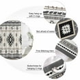 thumbnail image 6 of Gray Beige Boho Waterproof Fabric Shower Curtain,Ethnic Tribe Southwestern Vintage Waterproof Fabric Shower Curtain for Bathroom Curtains Bathtubs Hotel Shower Curtains with 12 Hooks Stall 54x78in, 6 of 8