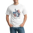 thumbnail image 3 of Generic Vintage T-Shirts Proud to be American Gildan Men's Short Sleeve T-Shirt 180g, 3 of 8