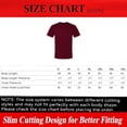 thumbnail image 2 of Gildan Short Sleeve Crewneck T-Shirt, Softstyle Midweight Classic Shirt, Maroon Tee, L, 2 of 5