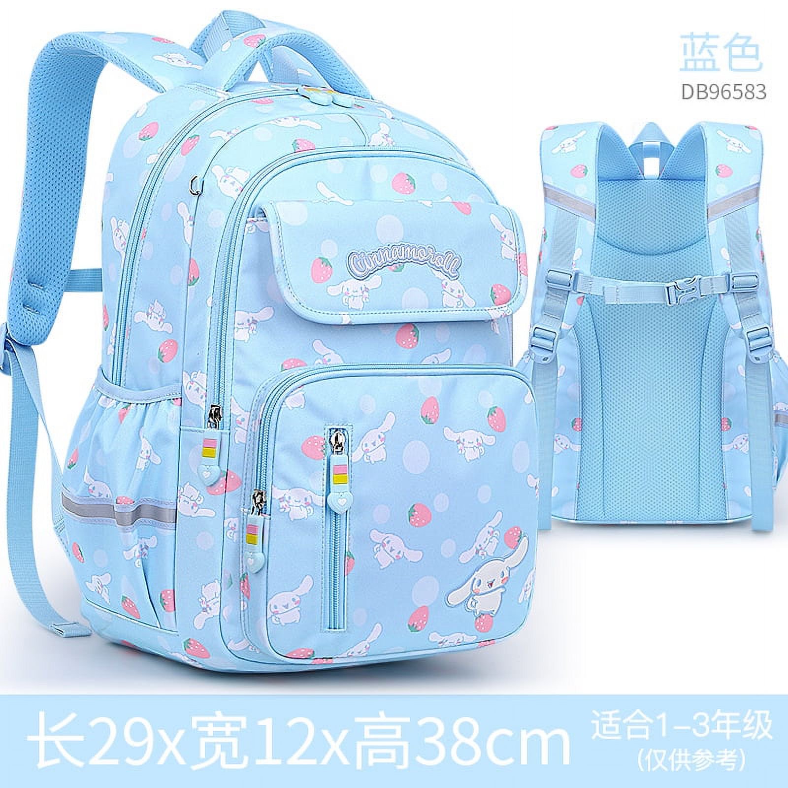 anti lost hello kitty backpacks AI ACCESSORY INNOVATIONS Sanrio's Backpack for Girls, 16 Inch Kuromi, Kawaii School Bag with Flip Sequins & 3D Molded Front Pocket, Black BACKPACKS Made of rugged Sanrios Hellokitty Schoolbag Cartoon Strawberry