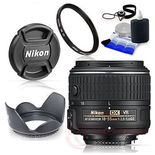 Nikon 18 55mm F 3 5 5 6g Vr Ii Af S Dx Nikkor Zoom Lens Walmart Com Walmart Com