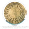 thumbnail image 4 of OULII 1Set Paper Sundial Clock Teaching Aid DIY Sun Clock Scientific Model for Shadow Observation, 4 of 4