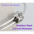 thumbnail image 3 of Shuttlecock Birdy Badminton Sports Fancy Charm Bangle, 3 of 4