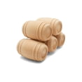 thumbnail image 3 of Wooden Pickle Barrel 1-5/8 Inch, Pack of 10, Small Unfinished Cargo Drums, Perfect for Miniatures, Scale Models, Mini Train Making or Woodworking Craft Projects, by Woodpeckers, 3 of 8
