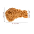 thumbnail image 5 of Fake Chicken Drumstick 3Pcs Brown PVC Versatile Usage for Decoration Store Accessories, 5 of 5