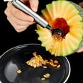 thumbnail image 6 of ELAYARD 2Pcs Multiuse Stainless Steel Melon Baller Scoop for Fruits Ice Cream and Salad, 6 of 7