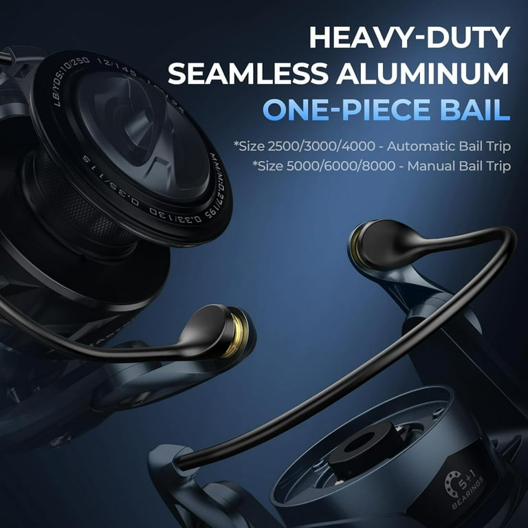 Saltwater Fishing Spinning Reel For Fishing Carp Bass Drag Power 8Kg