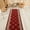 Red, variant on Custom Size Fleur De Lis French Design Black, Beige, Blue, Brown, Gray and Red Color Options Non-Slip Rubber Backing- 26 Inch Wide by Your Choice of Length-Hallway Stair Runner Carpet