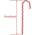 thumbnail image 2 of Christmas Ornaments Plastic Candy Cane Ornament for Christmas Tree Hanging Decorations Indoor Outdoor Party Decor, 2 of 4