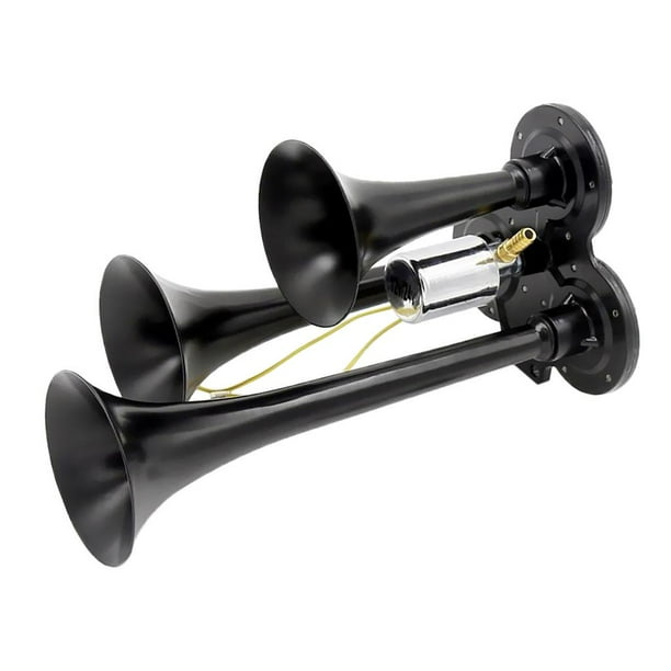 Bocina de Coche , Trompeta Triple Bocina de Aire 12 V 150db de Tonos Más Fuerte Bocinas de Bocina