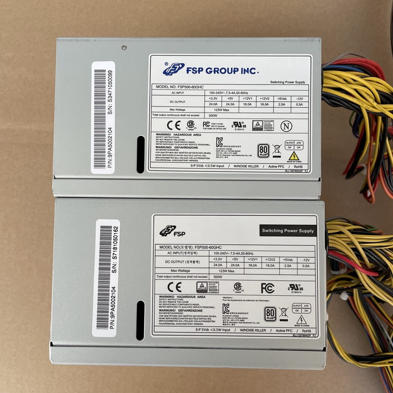 For FSP500-60GHC 500W Industrial Computer Server Power Supply