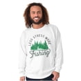 thumbnail image 5 of Fish Fishing Life Outdoors Enthusiast Sweatshirt for Men or Women Brisco Brands L, 5 of 6