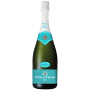 Veuve Du Vernay Zero Alcohol Free Non-Alcoholic Vegan Sparkling White Wine from France