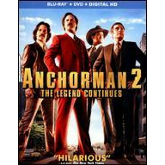 Pre-Owned Anchorman 2: The Legend Continues [2 Discs] [Blu-ray/DVD] (Blu-Ray 0032429146205) directed by Adam McKay