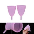 thumbnail image 5 of UrbanEden Feminine Cup,3Colors 2pcs Set Reusable Anti Leakage Lady Women Menstrual Cup Feminine Hygiene Care Product, Reusable Menstrual Cup, 5 of 7